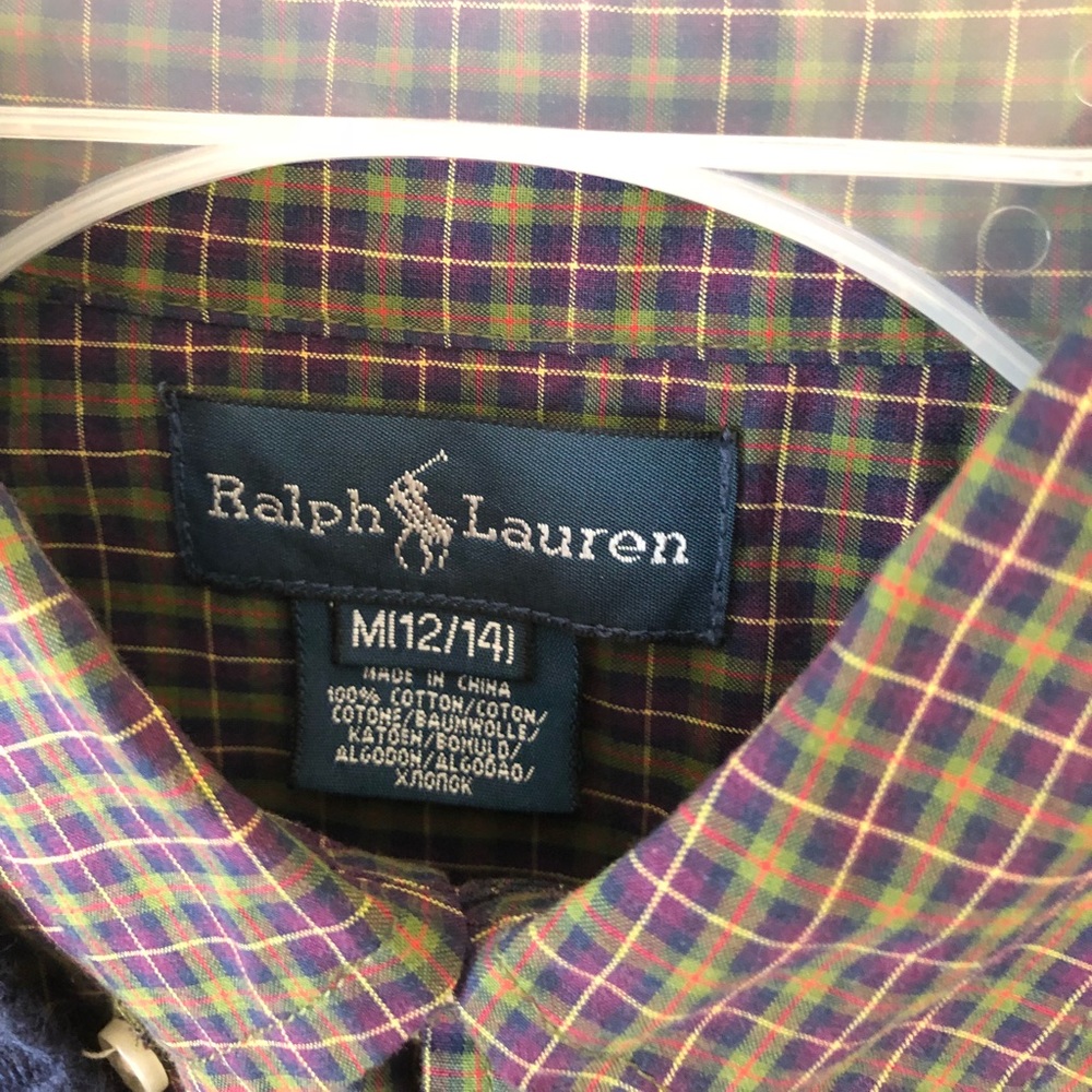 Ralph Lauren boys button down and sweater vest - Picture 2 of 3